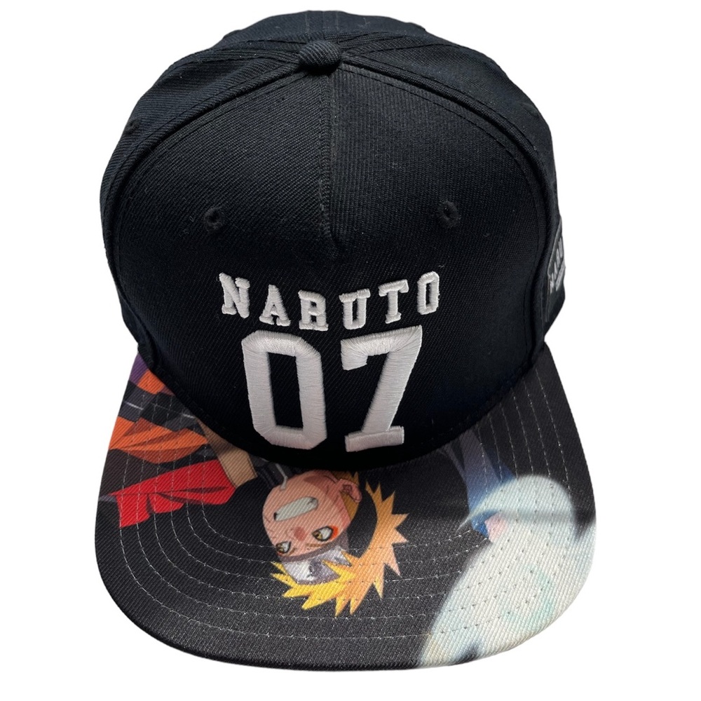 ⭐️ 4/$25 Naruto Shippuden 07 Sage Mode Sublimated Snapback Hat Naruto Rasengan